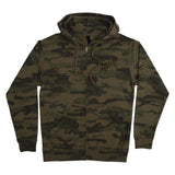 Logo Outline Drip Zip Hooded Heavyweight XXL Sweatshirt Mens