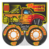OJ Dirt Tires Thunder Juice Black 70mm 78a Skateboard Wheels
