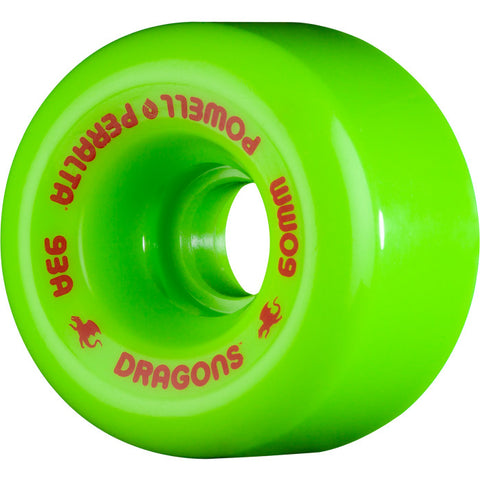 Powell-Peralta Dragon Formula Green Dragon Skateboard Wheels 60mm x 39mm 93A