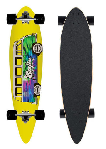 Stella Bluntnose Dazed And Confused Pintail 38.0" Longboard Complete