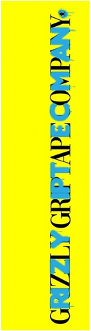 GRIZZLY 1-SHEET BONJOUR YELLOW GRIP TAPE
