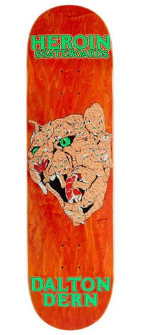 Heroin Dalton Dern Panther 8.5" Skateboard Deck