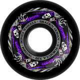 BONES X-FORMULA HOBAN REAPER V6 WIDECUTS 53mm/99a BLACK SKATEBOARD WHEELS