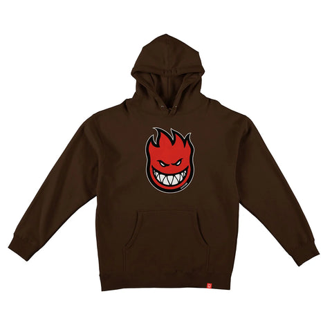 Spitfire Bighead Fill Pullover Brown/Red Hoodie