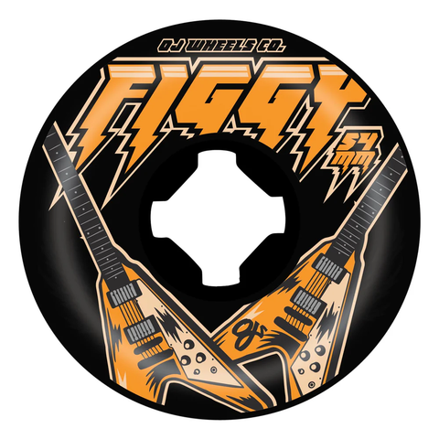 OJ "Figgy Flying" Skateboard Wheels (Black--Mini Combos 54mm | 99a)