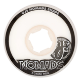 OJ "Elite Nomads" Skateboard Wheels (White--53mm | 95a)