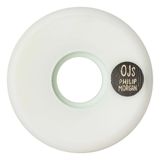 OJ "Star Keyframe" Skateboard Wheels (White--56mm | 87a)