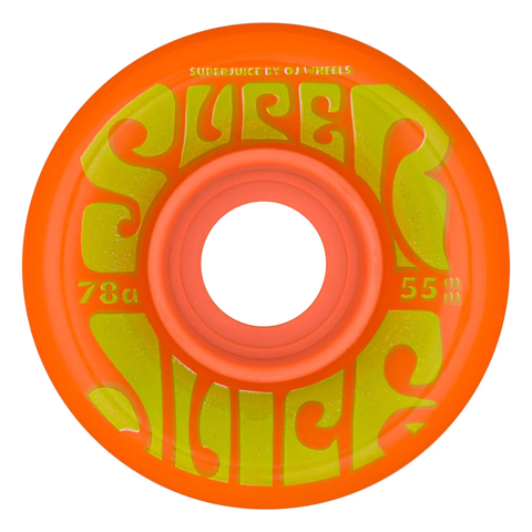 OJ "Super Juice" Skateboard Wheels (Orange/Green--Mini 55mm | 78a)