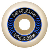 Spitfire Formula Four Lock-Ins Natural/Blue 55mm/99D Skateboard Wheels