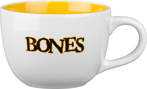 BONES WHEELS Mug Pushing Up Daisies White/Gold