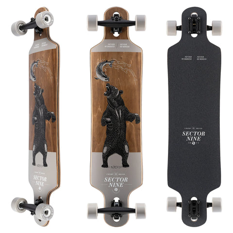 SECTOR 9 MERIDIAN GRIZZLY LONGBOARD SKATEBOARD COMPLETE