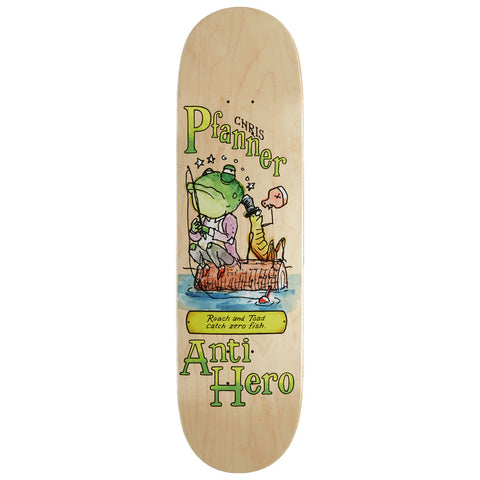 Anti-Hero Chris Pfanner Roach And Toad Skateboard Deck 8.5