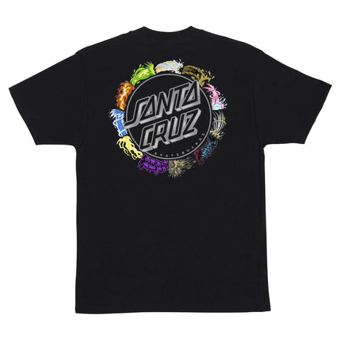 Santa Cruz x Pokémon Power Dot Heavyweight Black T-Shirt