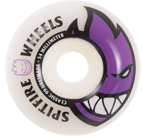 Spitfire Bighead 54mm/99a White/Purple Skateboard wheels