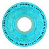 Ricta Clouds Transparent Blue GITD 55mm/78a Skateboard Wheels