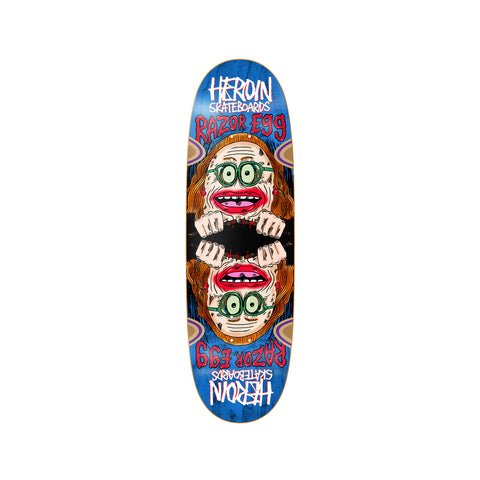 Heroin Auntie Razor Egg 9.75" Skateboard Deck