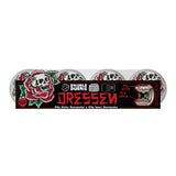 OJ Eric Dressen Rose Skull Double Duro White Black Chubbies 56mm 99a/95a Wheels