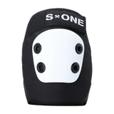 S - ONE BLACK/WHITE MEDIUM ELBOW PADS