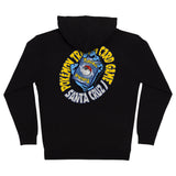 Santa Cruz x Pokémon TCG Hand Mens Zip Black Hoodie