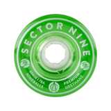 SECTOR 9 NINEBALLS GREEN  65mm 78a LONGBOARD WHEELS