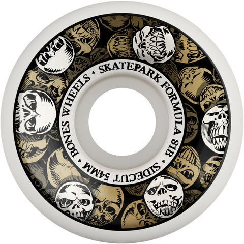 BONES SKATE PARK FORMULA P5 SIDECUTS 54mm/81b SKATEBOARD WHEELS