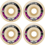 Spitfire Wheels Formula Four Radial Natural 58mm 93a Skateboard Wheels (Set of 4)