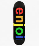 Enjoi Spectrum 8.25" R7 Black Skateboard Deck