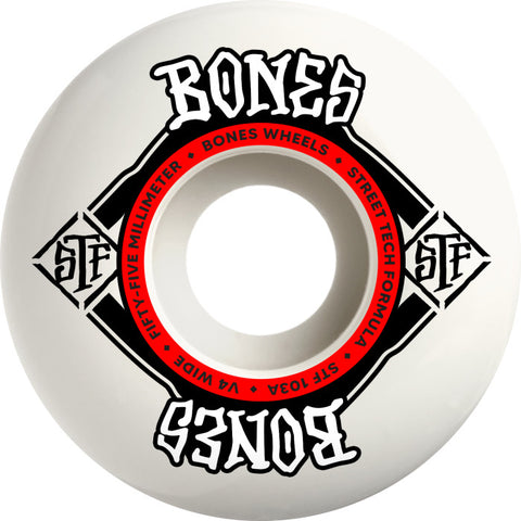 BONES STREET TECH FORMULA ANNUALS V4 WIDES 55mm/103a SKATEBOARD WHEELS