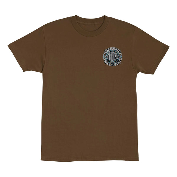 Independent Stone Summit Heavyweight Men's Dark Chocolate T-Shirt