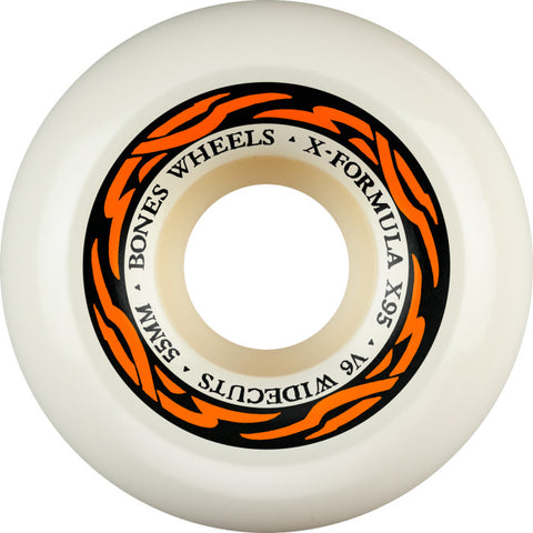 BONES X-FORMULA XF V6 WIDECUTS 55mm/95a SKATEBOARD WHEELS