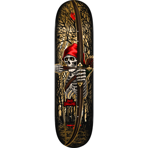 Powell Peralta Pro Zach Doelling Archer FLIGHT® Skateboard Deck Gold Foil - Shape 313 - 8.30 x 31.61