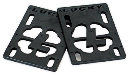 LUCKY 1/8" SOFT BLACK RISER PADS