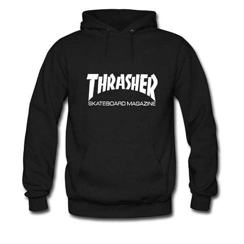 THRASHER HOODIE BLACK
