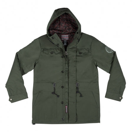 Independent Manuevers Mens Hooded Heavyweight Jacket